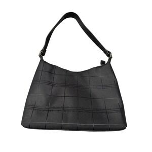 Small Apostrophe Black Purse With Apostrophe Label All Over It Shoulder Bag